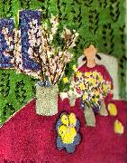 plommongren mot gron bakgrund Henri Matisse